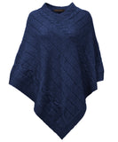 Cable Poncho Womens