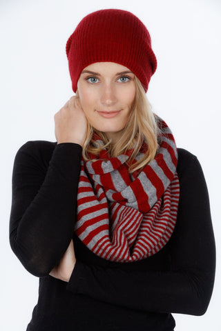 Striped Endless Scarf Accessories
