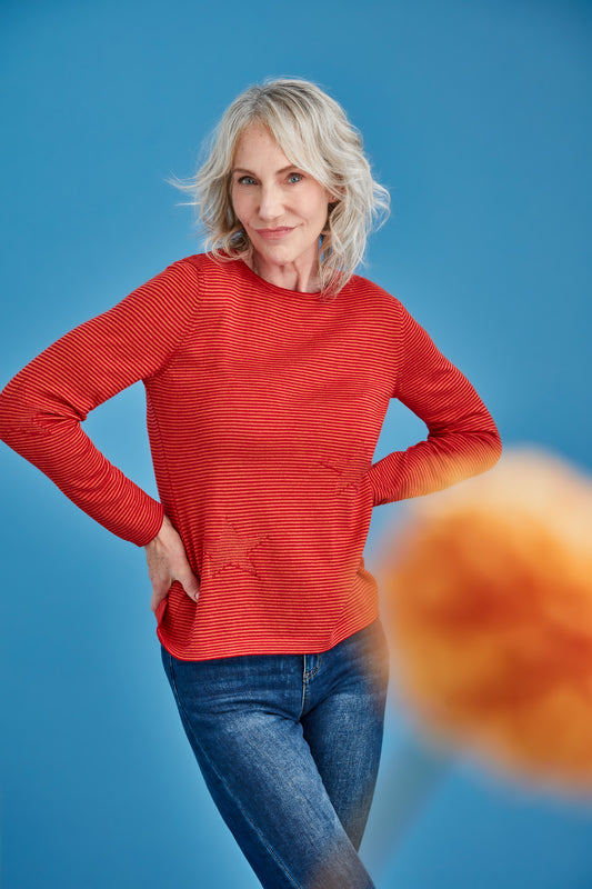 Stitching Star Jumper