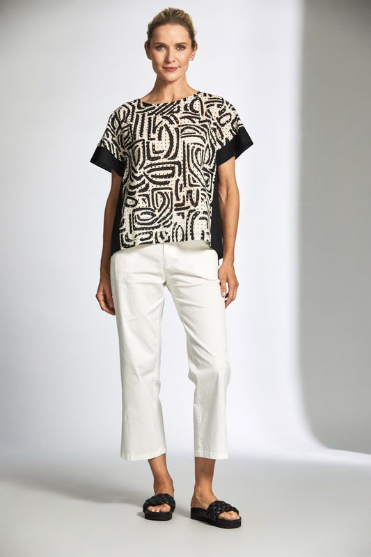 Peruzzi Print Punch Hole Top