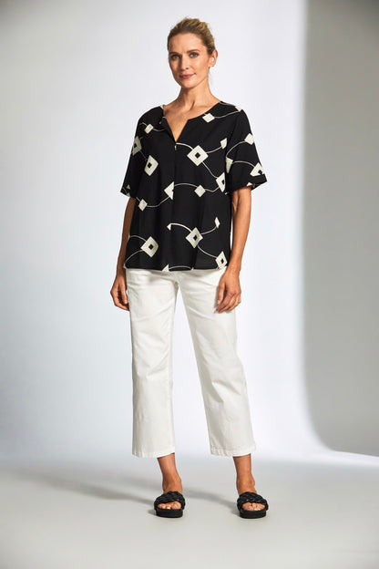 Embellished Cube Top