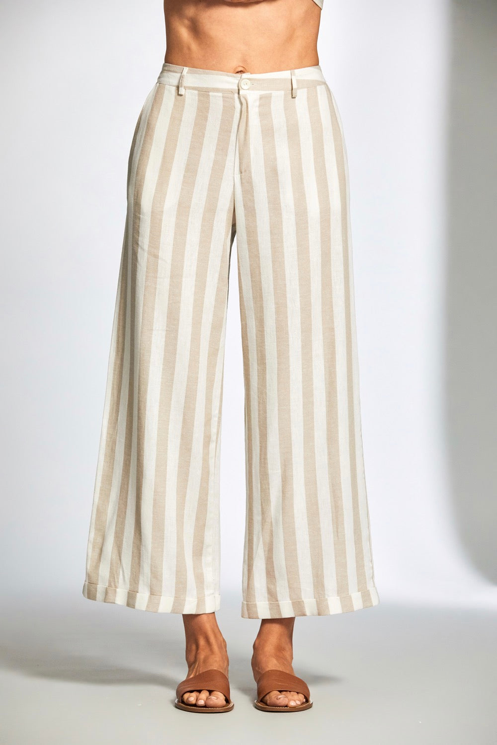 Stripe Linen Trouser