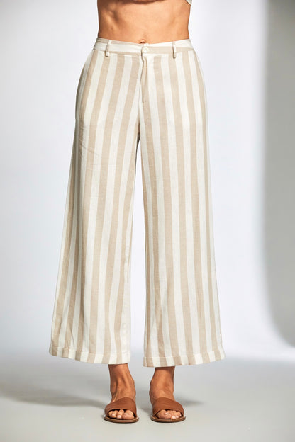Stripe Linen Trouser