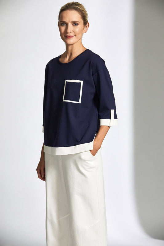 Peruzzi Contrast Panel Top