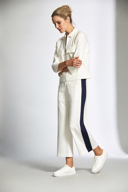 Peruzzi Side Stripe Crop Trouser