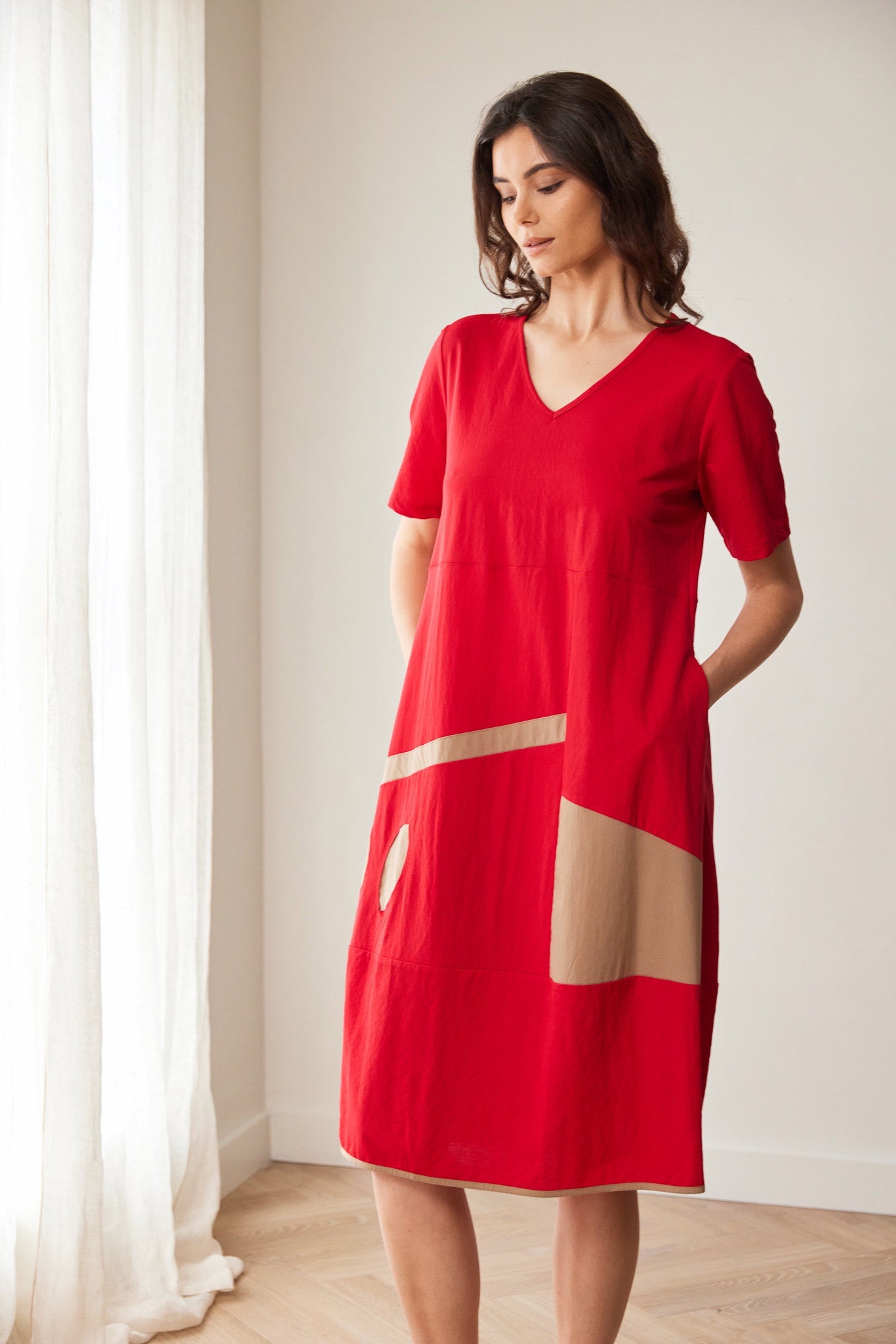 Oval Cut out Dress