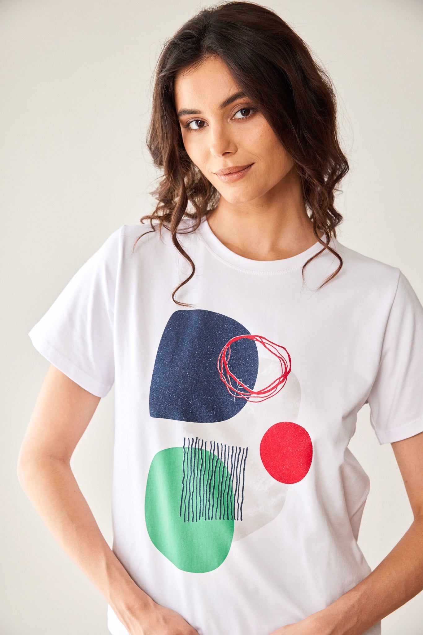 Circle Print Tee
