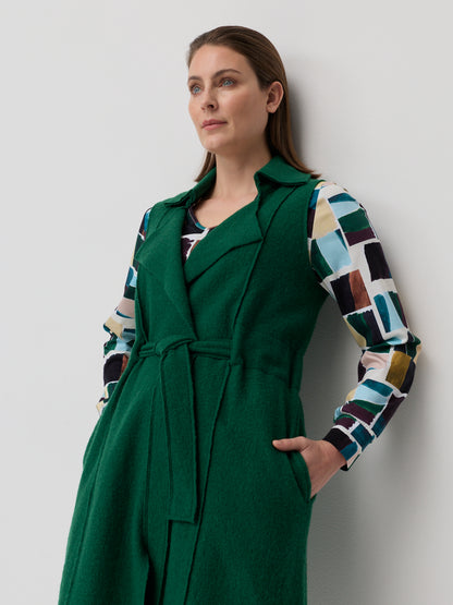 Belted boiled Wool