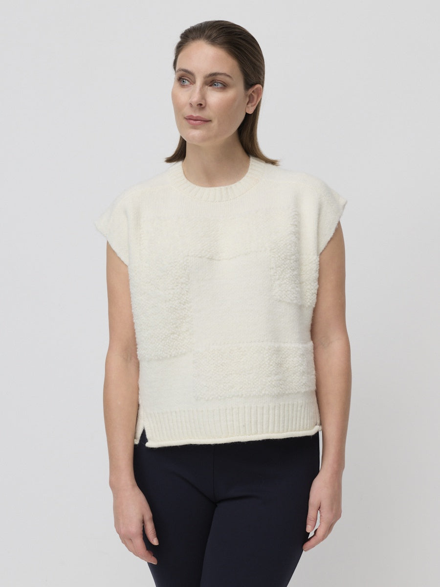 Boucle Knit Vest