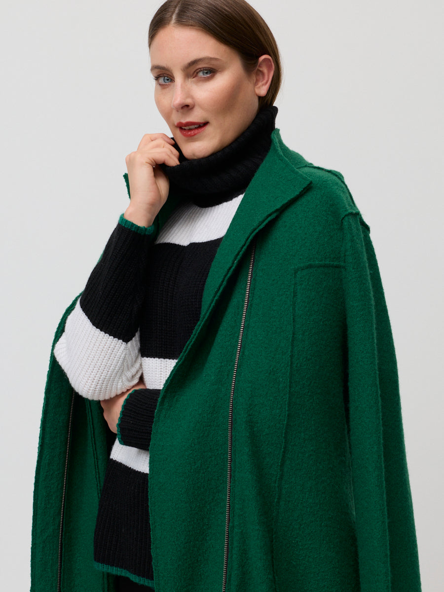 Boiled Wool Collared