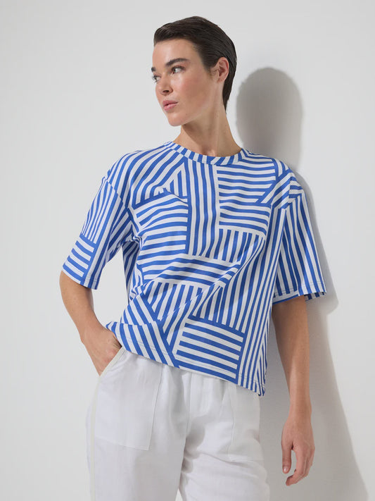 Spliced Stripe Tee