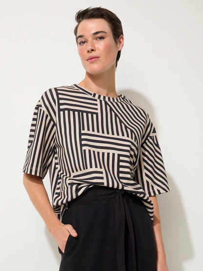 Spliced Stripe Tee