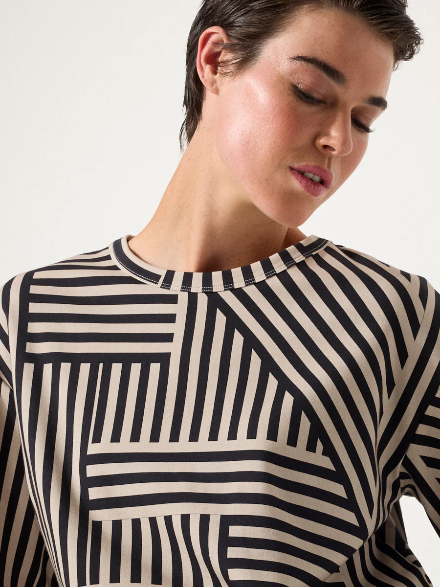 Spliced Stripe Tee