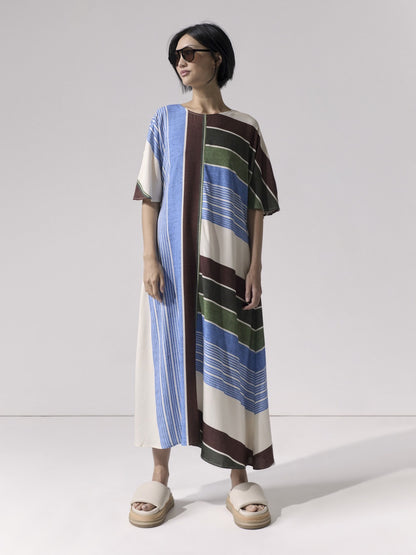 Seascape Stripe Dress