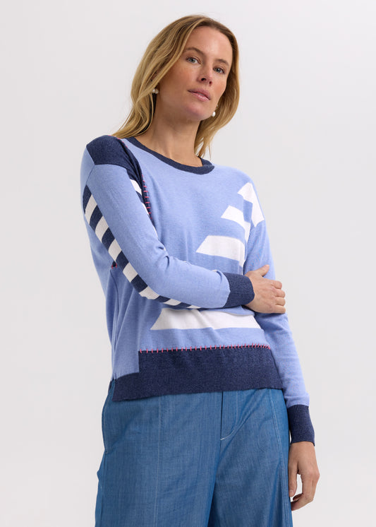 Hand Work Intarsia Jumper