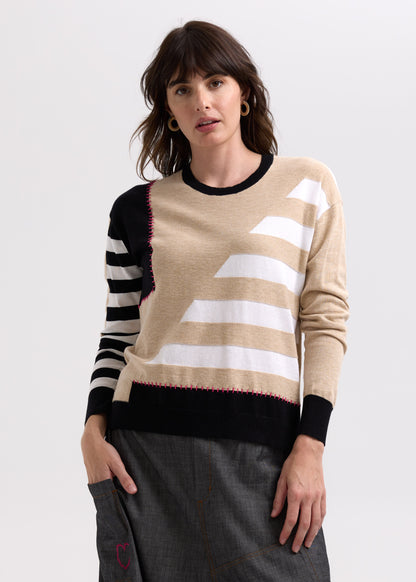 Hand Work Intarsia Jumper