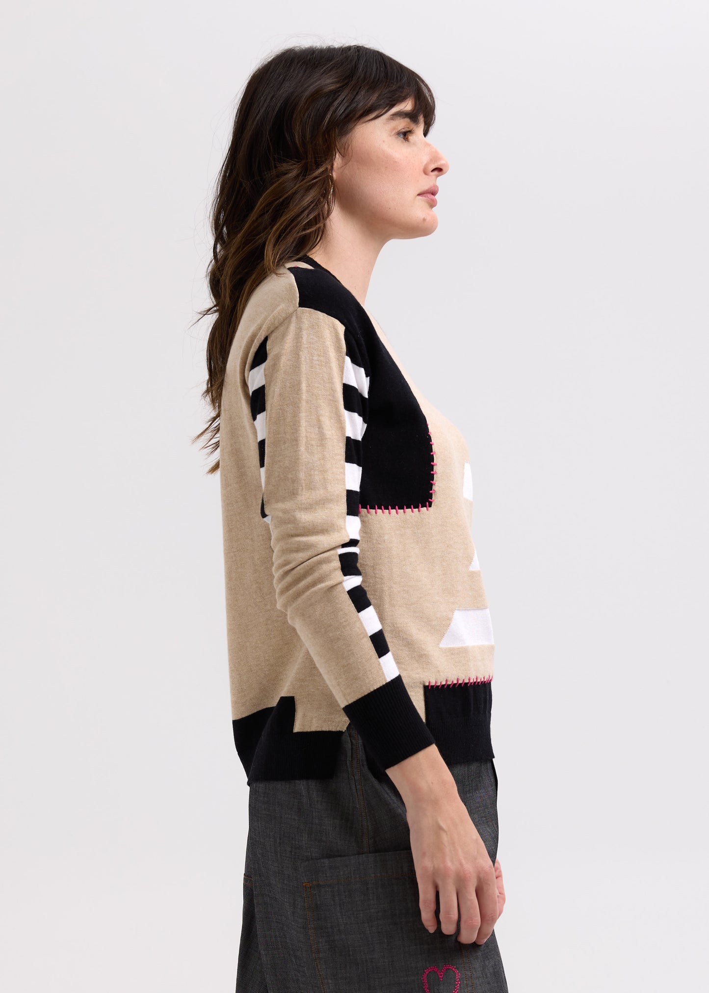 Hand Work Intarsia Jumper