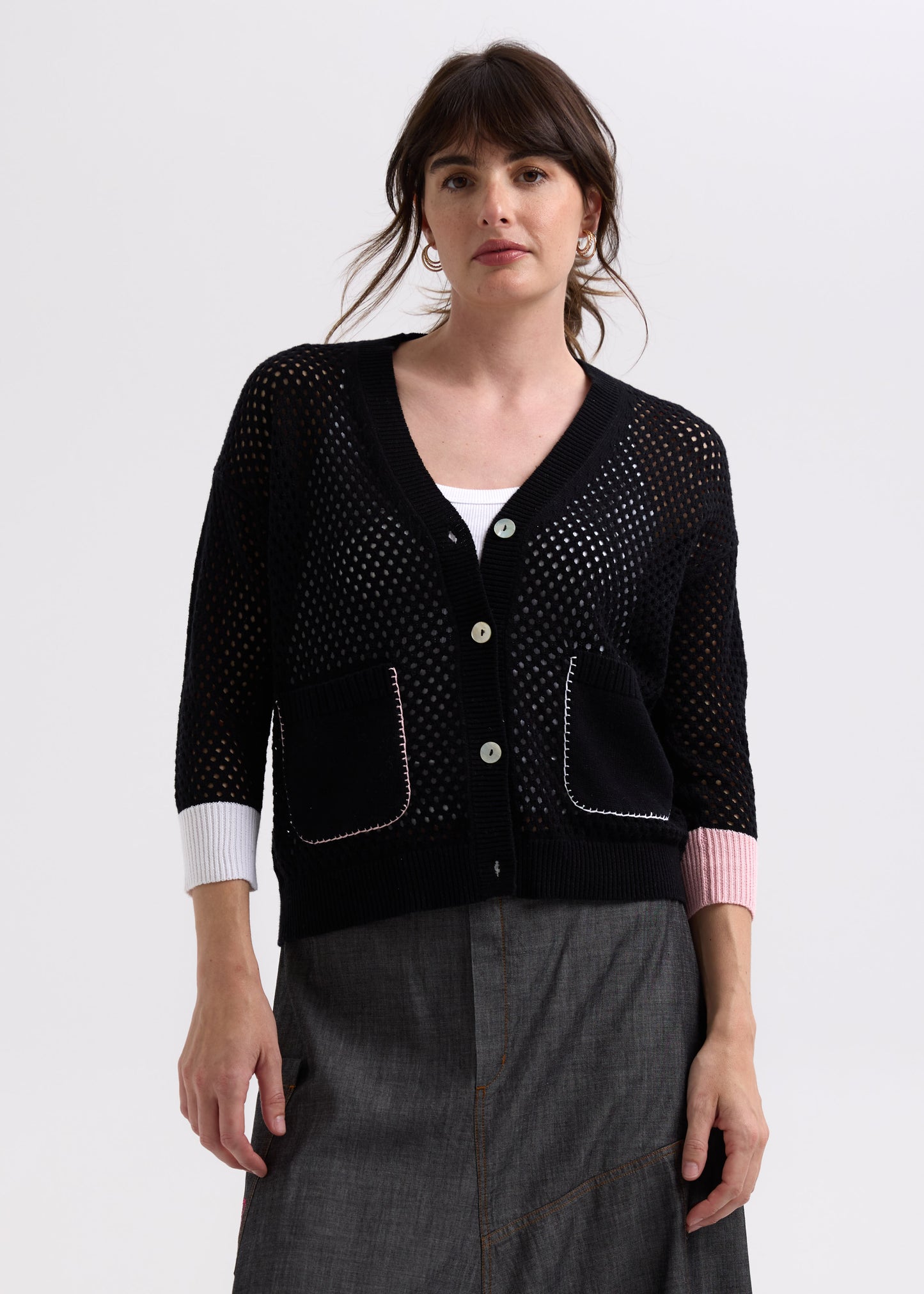 Holey Cardi