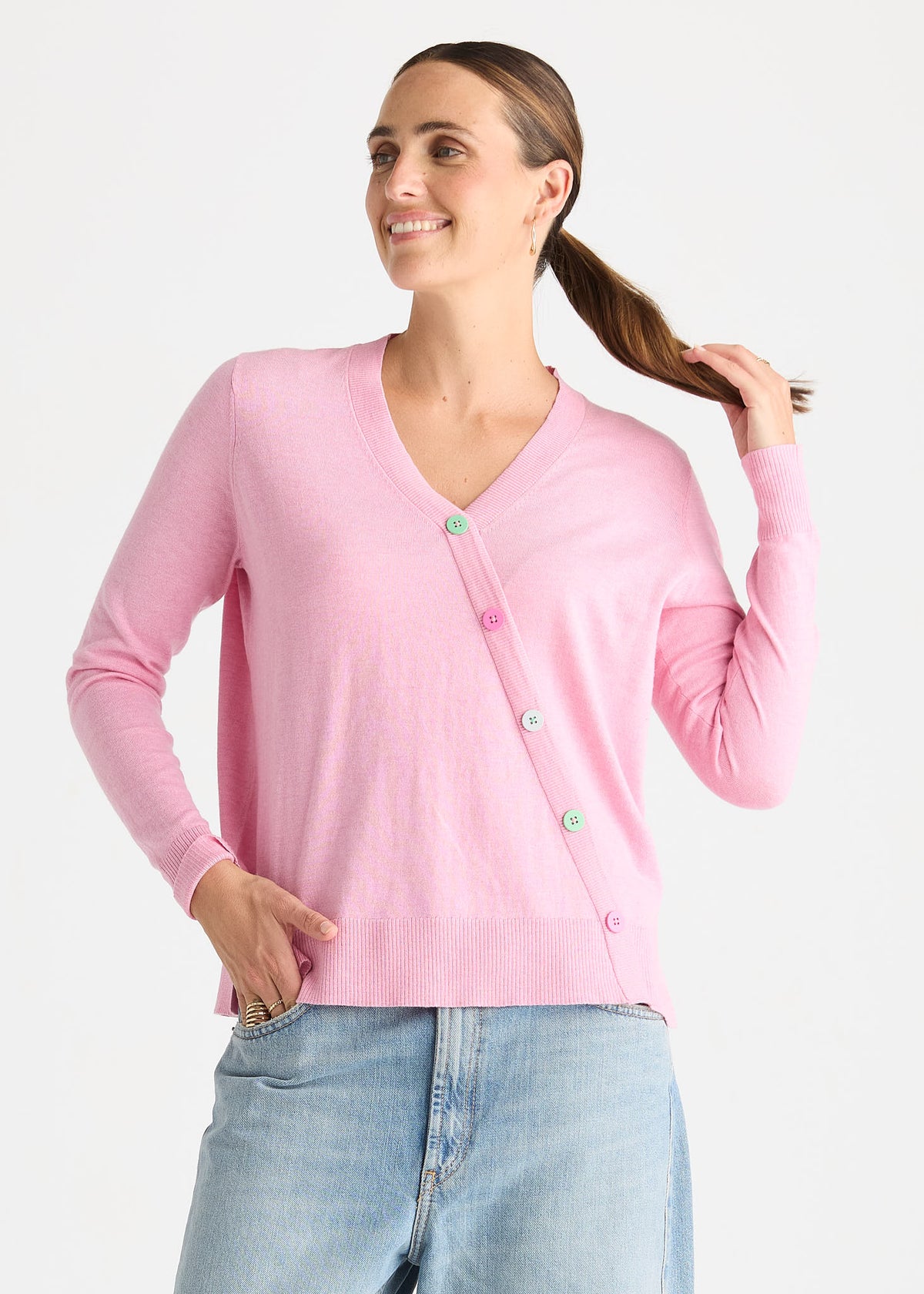 Button Angle Top