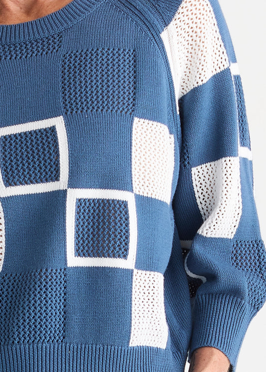 Patch Pointelle Top