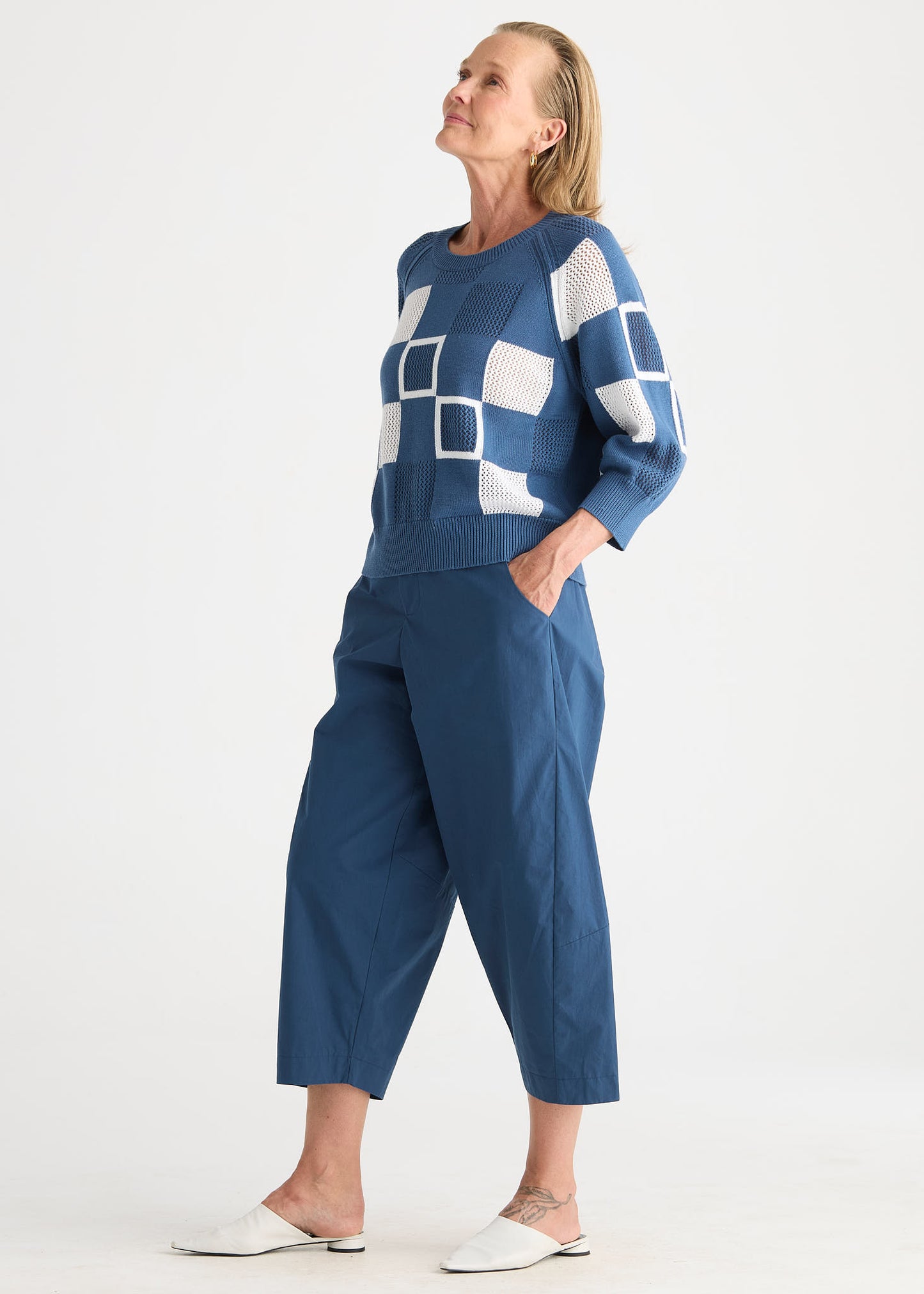 Patch Pointelle Top