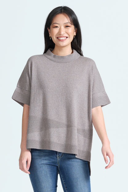 OPTM 6738 S/Sleeve Geo Tunic