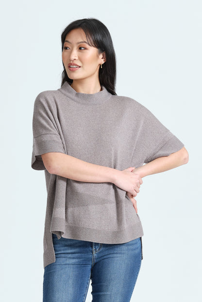 OPTM 6738 S/Sleeve Geo Tunic