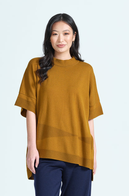 OPTM 6738 S/Sleeve Geo Tunic