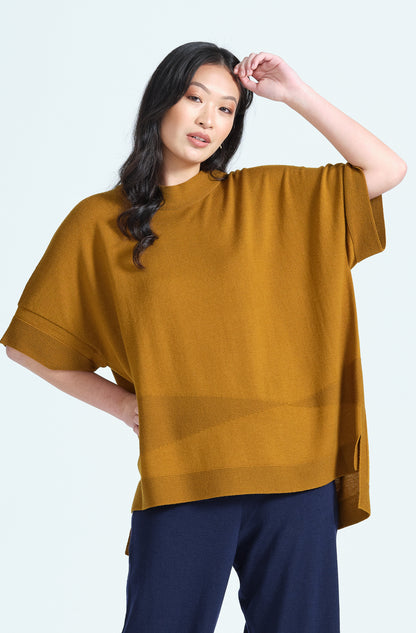 OPTM 6738 S/Sleeve Geo Tunic